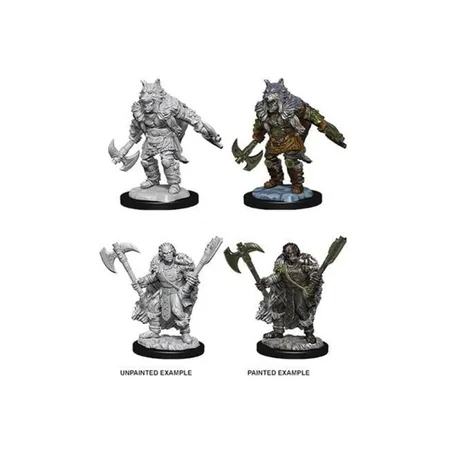 Dungeons & Dragons: Nolzur's Marvelous Miniatures - Male Half-Orc Barbarian