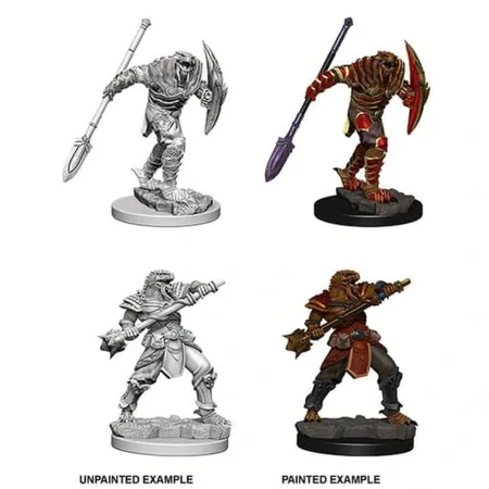 Dungeons & Dragons: Nolzur's Marvelous Miniatures - Dragonborn Male Fighter (spear/mace)