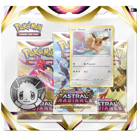 Pokemon TCG: Astral Radiance 3-Pack Blister Eevee