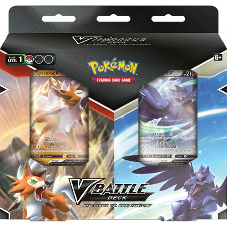 Pokémon TCG: V Battle Deck Bundle Lycanroc vs. Corviknight