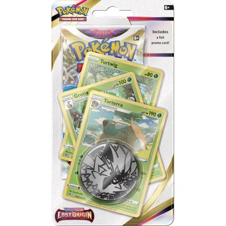 Pokémon TCG: Sword & Shield - Lost Origin - Premium Checklane Blister - Torterra